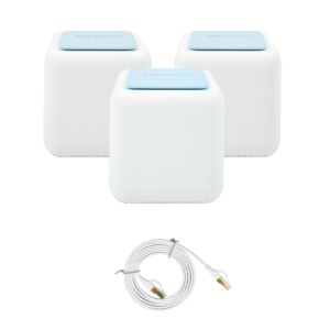 PNI GB1200 gigabites Wi-Fi Mesh rendszercsomag és 1 db S/STP CAT8 lapos hálózati kábel PNI U8015W 1,5 m