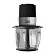 Beko mini aprító CHG81442BX, 1l, 400W, 3800 fordulat/perc, 2 lépcsős, 2 rozsdamentes kés, fekete/rozsdamentes acél