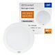 LED mennyezeti lámpa PNI D-Light CL2425 24W, kerek, 4200K, 230V tápegység, 2640 lm, semleges fehér, átmérő 29 cm