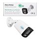PNI IP515J POE videó megfigyelő kamera, 5MP bullet, 2,8 mm, kültéri használatra, kétirányú hang, fehér. Fotóleírás.