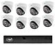 Videó megfigyelő csomag 8 kamerával és 20 méteres kábelekkel