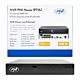 NVR POE PNI House IP716J, 16 csatorna 4K 8MP, 8 POE csatorna és 8 IP csatorna, fekete