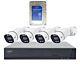 PNI House IPMAX POE 8 videó megfigyelő készlet, NVR 4 kamerával és PNI SafeHouse 1TB HDD-vel
