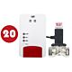 Bax 20 db-os PNI Safe House Dual Gas 250 készlettel