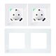 PNI SmartHome WP202 WiFi dupla intelligens aljzatkészlet süllyesztett rögzítőkerettel, internetvezérléssel